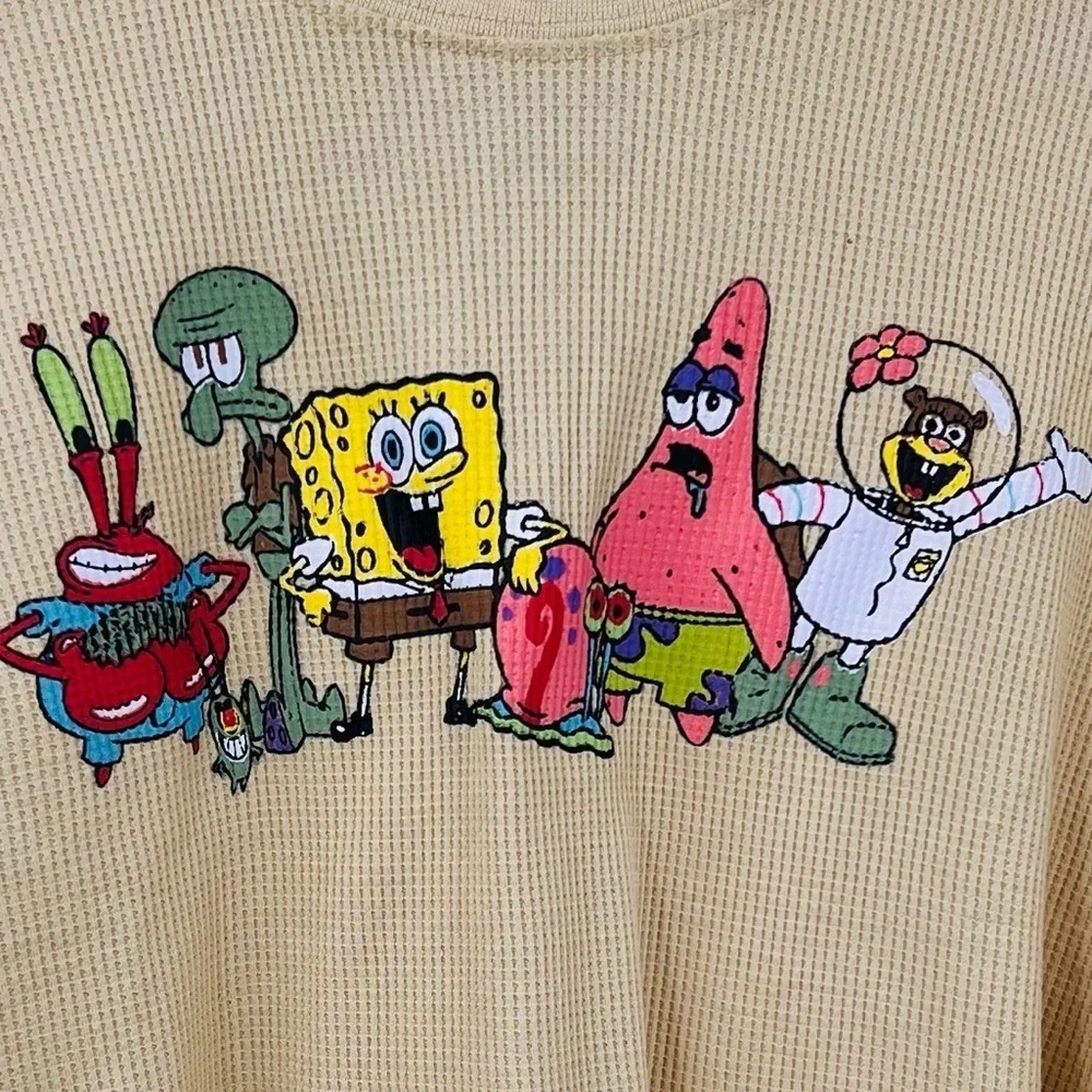 Nickelodeon Spon Thermal Crop Top Juniors‎ Large New with Tags - Picture 5 of 5